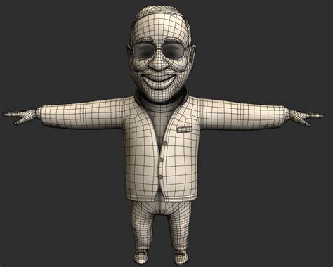 3d Model Narendra Modi 3d Character Vr Ar Low Poly Cgtrader