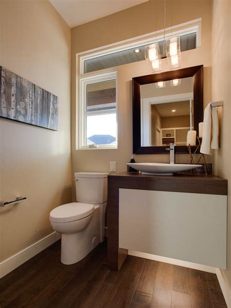 The elapsed time required to complete the modern bathroom remodel can be significantly longer than suggested by the total work hours. Small Modern Bathroom Ideas, Pictures, Remodel and Decor