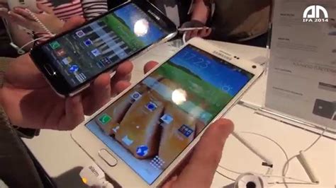 Samsung Galaxy Note 4 Vs Samsung Galaxy S5 Hands On Vergleich Ifa