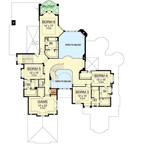 Plan 36512tx Six Bedroom Mediterranean Mansion In 2020 Mediterranean