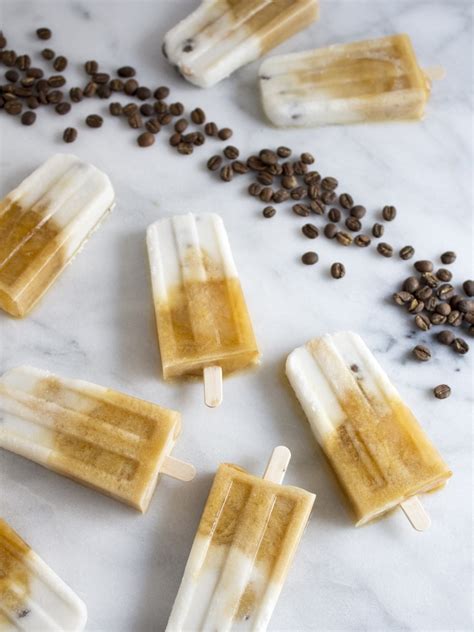 Coffee Popsicles Cool Down With A Caramel Mocha Coffee Pop