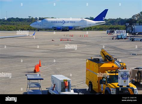 North Charleston Sc 21 Nov 2019 View Of The Dreamlifter Boeing Large