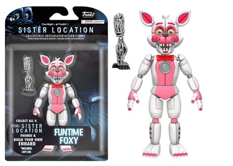 funko five nights at freddys sister location funtime foxy action figure build ennard part toywiz