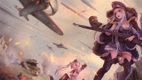 Anime Girls Frontline Guns Rifle 4k 5 Wallpaper