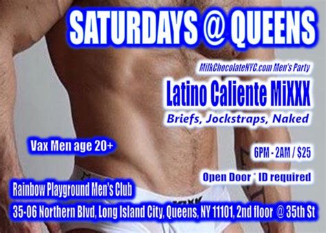 Saturday May 7th Nyc Gay Sex Party Latinocalientemixx 6pm 2am Rainbow Playground Mens Club