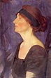 Portrait of Alice Massey by Fred Varley | Group of seven artists, Group ...