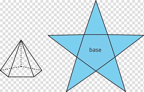 Star Triangle Pentagonal Pyramid Net Pentagonal Prism