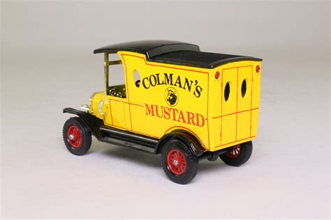 Models Of Yesteryear Y Ford Model T Van Colman S Mustard Yellow Plain Rear Doors