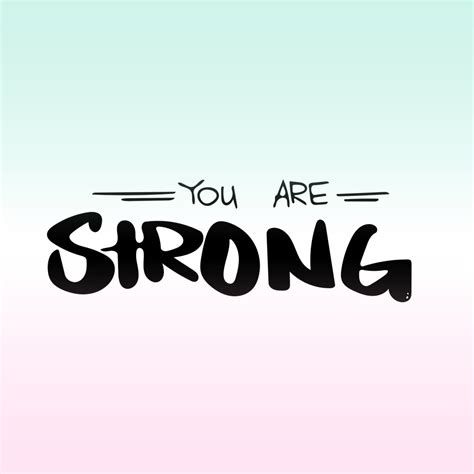 you are strong - Olya Schmidt