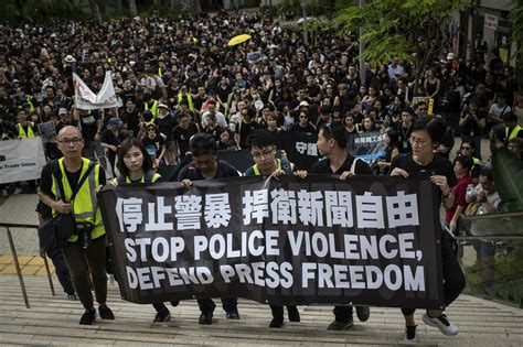 The Hong Kong Protests Are Also A Fight For A Free Press Nieman Storyboard