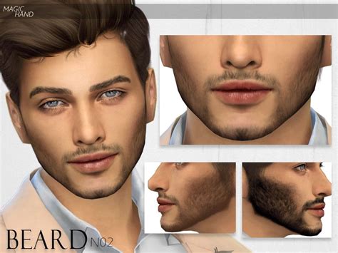 Magichands Mh Beard N02 Sims 4 Body Mods Sims Hair Sims 4