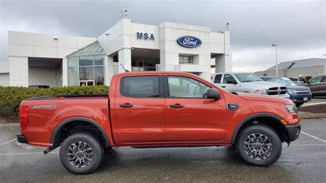 2019 Ford Ranger Xlt Hot Pepper Red 23l Ecoboost® Engine With Auto