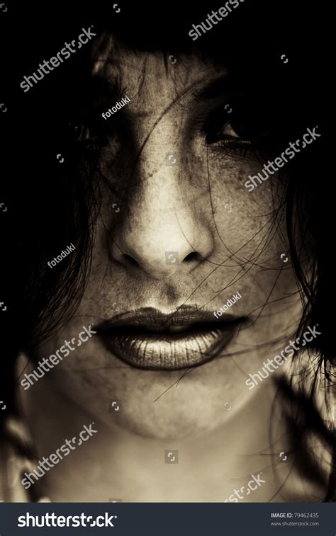 Emotion Expression Dark Girl Face Stock Photo 79462435 Shutterstock