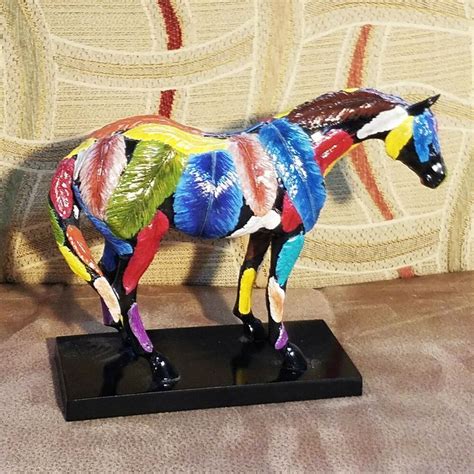 Trail Of Painted Ponies Horsefeathers Horse Figurine Retired 2nd Ed