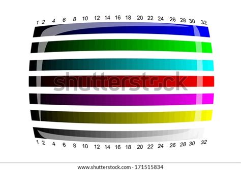 Tv Color Test Pattern Test Card Stock Illustration 171515834 Shutterstock