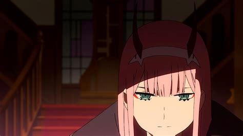 Darling In The Franxx Zero Two Hiro Zero Two On Black Night With