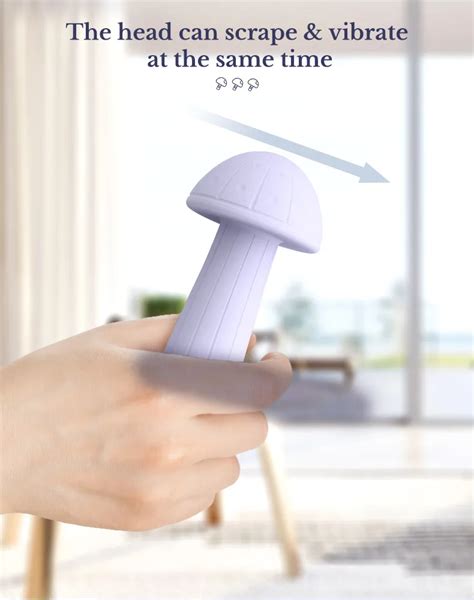 Mushroom Wand Massager Handheld Massager With 10 Vibration Modes Vaginal Masturbation Massager