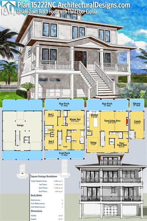 3 Story Beach House Plans With Elevator 9 Pictures Easyhomeplan