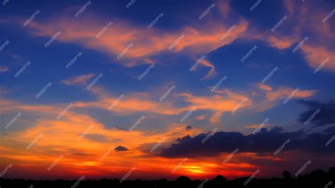 Premium Photo Background Of Colorful Sky Concept Dramatic Sunset With
