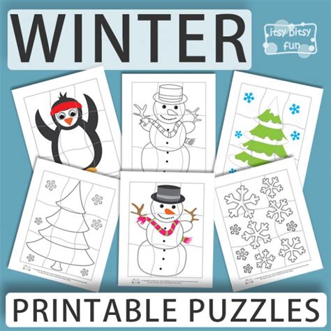 Winter Puzzles Printable Printable Word Searches