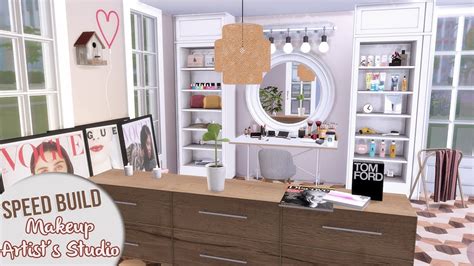 Makeup Artists Studio Cc Links The Sims 4 Speed Build Youtube