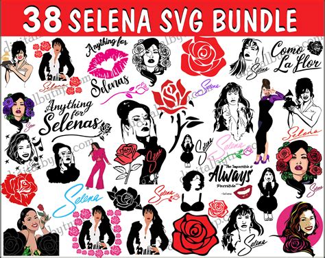 Selena Quintanilla svg png Bundle, Selena Svg, Selena Quintanilla Svg