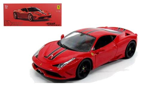 Ferrari 458 Speciale Signature Series Red 118 Scale Diecast Car Model