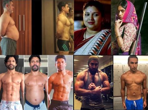 8 photos of bollywood actors who underwent dramatic body transformations