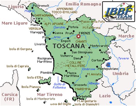 55045 marina di pietrasanta, italia. Empoli Cartina Toscana - Tomveelers