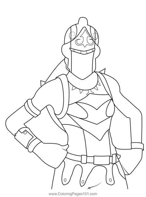 red knight fortnite coloring page   red knight fortnite red knight coloring pages