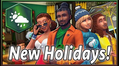 What Custom Holidays Will You Make The Sims 4 Seasons Youtube