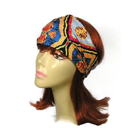 Boho Head Wrap Bohemian Head Wrap Boho Headband Yoga Headband Etsy
