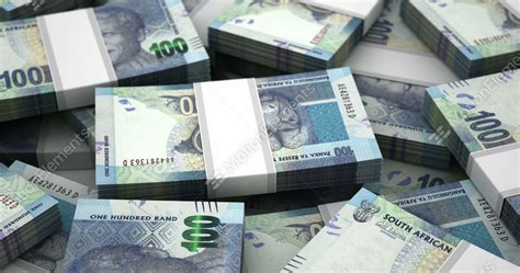 Stack Of South African Rands Stock Animation 9425862