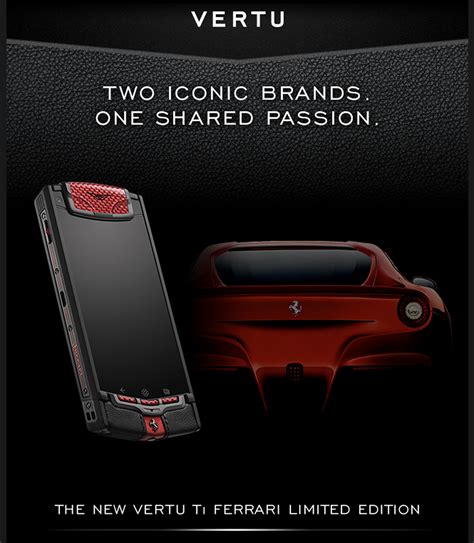 Vertu phones are handmade of the finest metals, ceramics, and leathers, and they are basically works of art that also happen to be rock solid phones. Vertu Ferrari Ti Limited Edition - Inspired by the Ferrari F12 Berlinetta | GearDiary