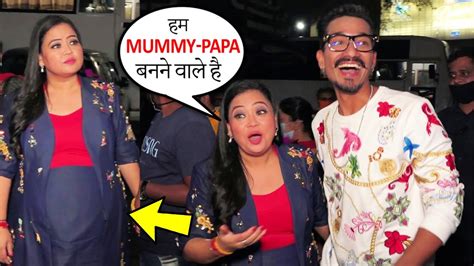 Bharti Singh Announced Her Pregnancy With Hubby Harsh Limbachiyaa छोटी Bharti आने वाला है 😍