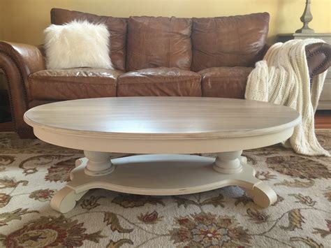By william's home furnishing $ 597 42 /piece. Chunky leg pedestal coffee table redo | General Finishes ...