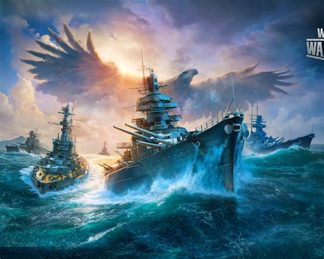 World of Warships, battleship, eagle 750x1334 iPhone 8/7/6/6S wallpaper, background, picture, image