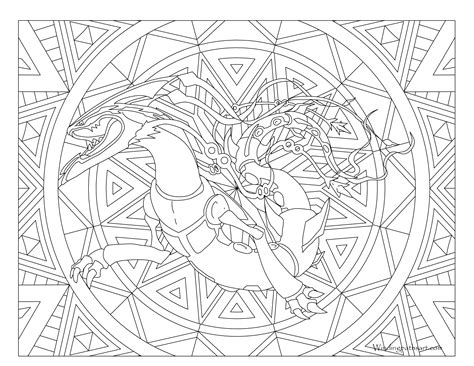 Mega rayquaza shiny drawing rate it pokémon amino. Mega Rayquaza Pokemon | Pokemon coloring, Coloring pages