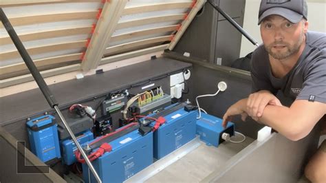 480 Watts Solar 300ah Victron Lithium Battery Install In Our Caravan
