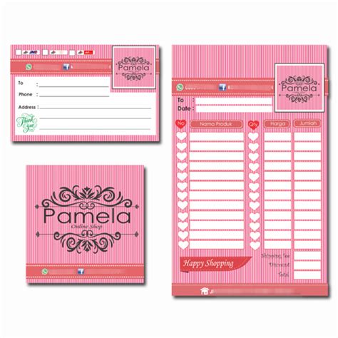 Nota olshop dan nota pengiriman custom shopee indonesia from cfshopeecoid karena jika dicetak menggunakan template dari microsoft word desain. Jasa Desain Stiker Pengiriman Olshop Murah - Gapweb Center