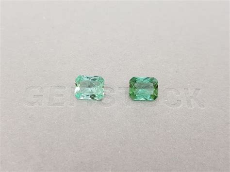 Pair Of Greenish Blue Tourmalines Afghanistan 287 Ct Price 750