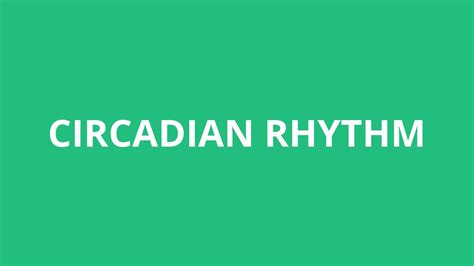 How To Pronounce Circadian Rhythm Pronunciation Academy Youtube