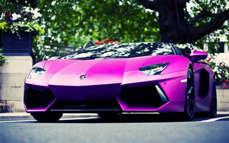 15 Astonishing Purple Cars Wallpapers