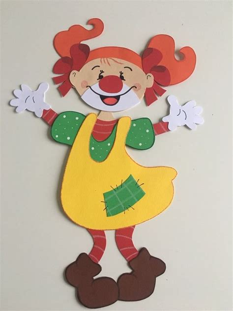 Reif für die ferien, fasching, karneval, fastnacht, material für die grundschule. Fensterbild Tonkarton Clown Mädchen Karneval Fasching ...