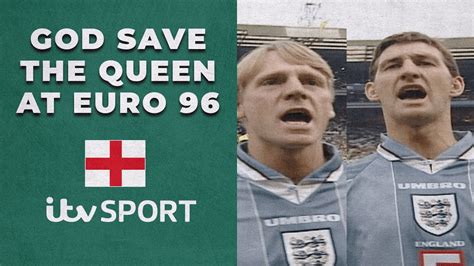 Goosebumps Englands National Anthem At Euro 96 Itv Sport Youtube