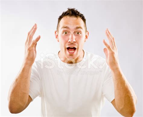 Man Gesturing In Surprise Stock Photo Royalty Free Freeimages