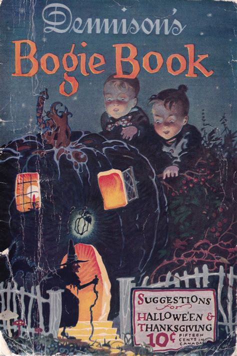 Pdf Reproduction 1925 Dennisons Bogie Book Vintage Halloween Instant