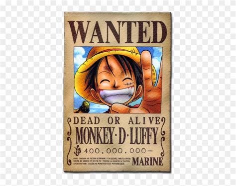 One Piece Blank Wanted Poster Clipart 1127171 Pikpng