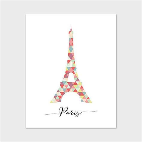 Eiffel Tower Printable 8x10 Instant Download Eiffel Tower Art Print