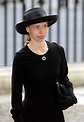 Lady Sarah Chatto attends a memorial for her mother Princess Margaret ...